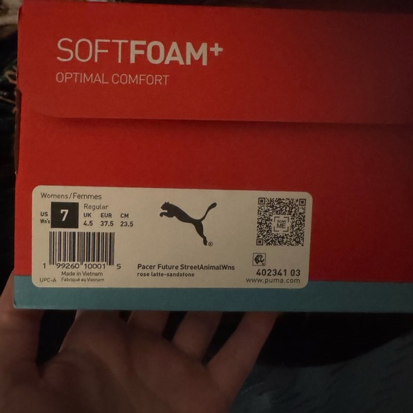 Puma Pacer Future Street Animal Sneakers - Rose latte and Sandstone - Picture 5 of 5